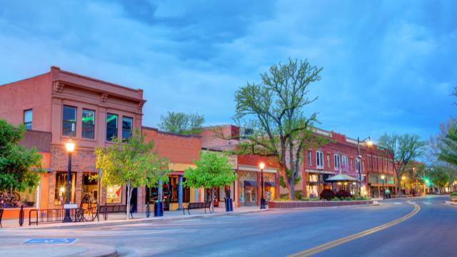 downtown street in Grand Junction